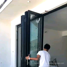 Aluminium bifold glass door
